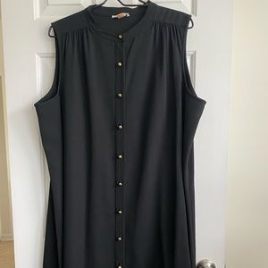 Ladies Calvin Klein Black A-Line Dress 16W